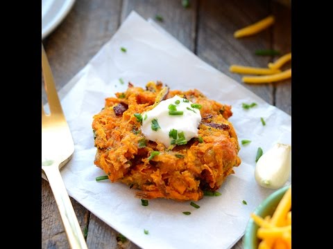 Make Epic Baked Sweet Potato & Cheddar Fritters Today